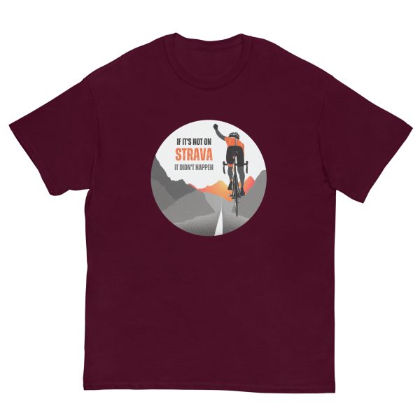 "if it's not on Strava it didn't happen" - Men's classic tee - Image 5