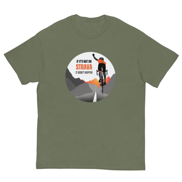 "if it's not on Strava it didn't happen" - Men's classic tee - Image 10